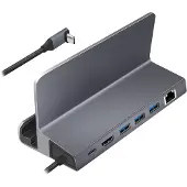 Logilink Station d'accueil USB-C 6-en-1 iPad/Steam Deck, etc.