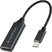 Conceptronic ABBY03B câble vidéo et adaptateur HDMI Type A (Standard) USB Type-C Noir