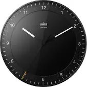 Braun BC 17 B-DCF Horloge murale radiocommandée noire