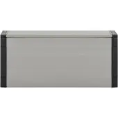 vidaXL Box pour poubelles Gris 85x34x40 cm