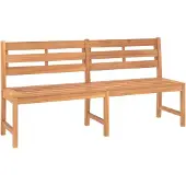 vidaXL Banc de jardin 180 cm en teck massif