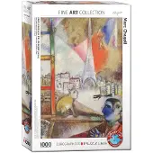 Eurographics Puzzle Paris par la fenêtre - Détail 1000 pièces