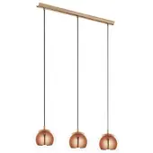 Eglo Lampe à suspendre Rocamer couleur cuivre 94591