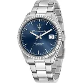 Maserati Montre à affichage analogique argent