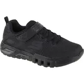 SKECHERS Flex Glow Baskets avec Lumières en Noir Textile 31