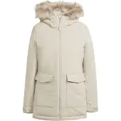 Adidas Parka à capuche fourrure femme