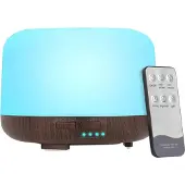 VERK 01643 Diffuseur d'arômes LED avec télécommande