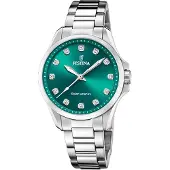 Festina Montre à affichage analogique 'Solar Energy' vert