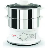 Tefal VC145 cuiseur vapeur 2 panier(s) Autonome Blanc, Acier inoxydable