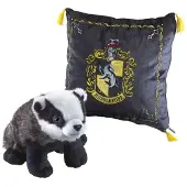 Noble Collection Poduszka z Maskotk Hufflepuff od - 34 cm, Pluszowa