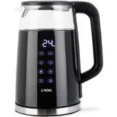Livoo Bouilloire électrique sans fil 1,7l 2200w noir - - DOD198 -