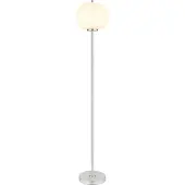 Globo Lighting Lampadaire en métal nickel mat, 1x E27