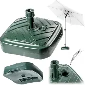 Kadax Pied de parasol, Rayé, Carré, Vert