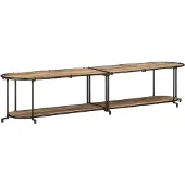 vidaXL Étagère TV 200x42x40 cm Bois de manguier brut
