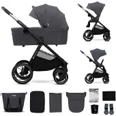 Kinderkraft universalus veimas 2IN1 NEA 2.0, deep pilkas, KSNEA002DGR2000
