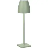 Lyora Lampe de table rechargeable Colt 38cm vert olive