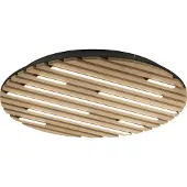 Paul Neuhaus plafonnier Q-AKUSTIK LBH 60x60x6 cm brun plafonnier