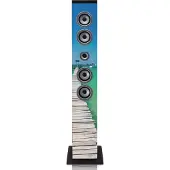 Ices Electronics Ices IBT-6 Sea - Tour de haut-parleurs avec Bluetooth, radio FM, lecteur de carte USB&SD