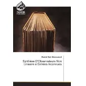 Noor Publishing Synthèse D'OBSErvateurs Non Lineaire A entrees Inconnues