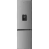 Heinner HC-HM260XWDE++ Réfrigérateur-congélateur 260L, distributeur d'eau, sens d'ouverture de porte réversible, argent