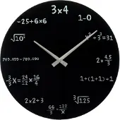 Out of the blue Horloge en verre MATHEMATIC 35 cm