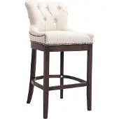 CLP Tabouret de bar Lakewood Tissu, antique
