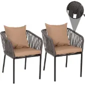 MCW Chaise de jardin -N41 (lot de 2)