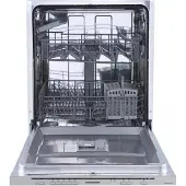 Heinner HDW-BIM60514E++ Lave-vaisselle encastrable 60 cm, 14 couverts, 5 programmes, AquaStop, blanc