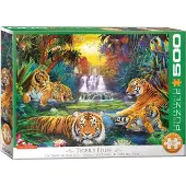 Eurographics Tiger Paradise Puzzle XL 500 pièces