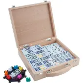 Coppens Longfield Mexican Train Double 12 caisse en bois