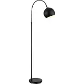 Globo Lampadaire, métal, noir, H 150 cm