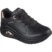 SKECHERS Uno Icon Sneakers Laag - Zwart - Maat 37