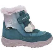 Superfit Bottes de neige 'HUSKY+' gris / abricot / rose