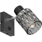 TRIO Applique Jack Noir avec interrupteur