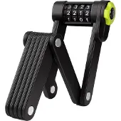 Trizand 25733 Cadenas pliant à code pour vélo, noir