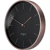 KIENZLE Horloge murale radio-pilotée DCF or rose noir 25 cm
