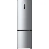 Heinner HCNF-HM377INVXC Réfrigérateur-congélateur 377L, No Frost,tactile, mode vacances, acier inoxydable