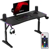 Huzaro Hero 3.6 Rgb Gaming Desk Noir