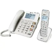 Geemarc Telecom Geemarc AmpliDECT COMBI 295 Combo Téléphone senior filaire 30 dB (+répondeur+ ) et téléphone Dect supplémentaire - Version française