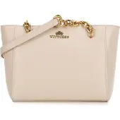 WITTCHEN Sac à main de la collection Elegance en cuir naturel avec anses en chaîne