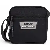 Replay sac à épaule bandoulière Reporter Bag Black noir