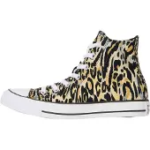 Converse Baskets hautes 'Chuck Taylor All Star Leopard' marron