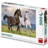 Dino Bikes Puzzle Chevaux amoureux 500 pièces
