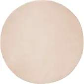 vidaXL Tapis antidérapant en Fourrure artificielle Olite Taupe Ø 100 cm Polyester
