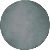 vidaXL Tapis antidérapant en fourrure synthétique Olite anthracite Ø 80 cm Polyester