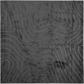 vidaXL Tapis de salon PALMERAS Anthracite 240 x 240 cm Polyester