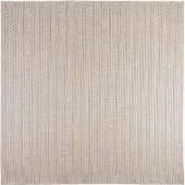 vidaXL Tapis carré FARO Crème 120 x 120 cm Polyester