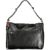 Desigual Sac à main noir : polyvalent avec bandoulières amovibles