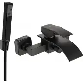 Mexen Aries R77 mélangeur de bain avec accessoires, noir (74483R77-70)