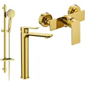 Mexen Alfa DQ40 sptch set, Gold - 745714DQ40-50